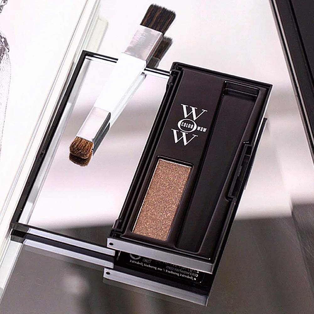 COLOR WOW Root Cover Up – Instantly cover greys + touch up highlights, create thicker-looking hairlines, water-resistant, sweat-resistant root concealer- No mess multi-award-winning root touch up - 24hrsmart